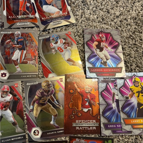 88 card lot of 2021 Panini Prizm Draft Picks & Wild Card Alumination football - Picture 10 of 13